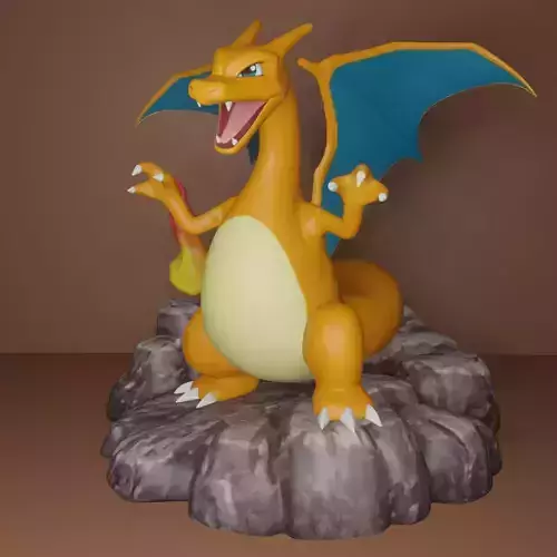 Charizard statue of dragon
