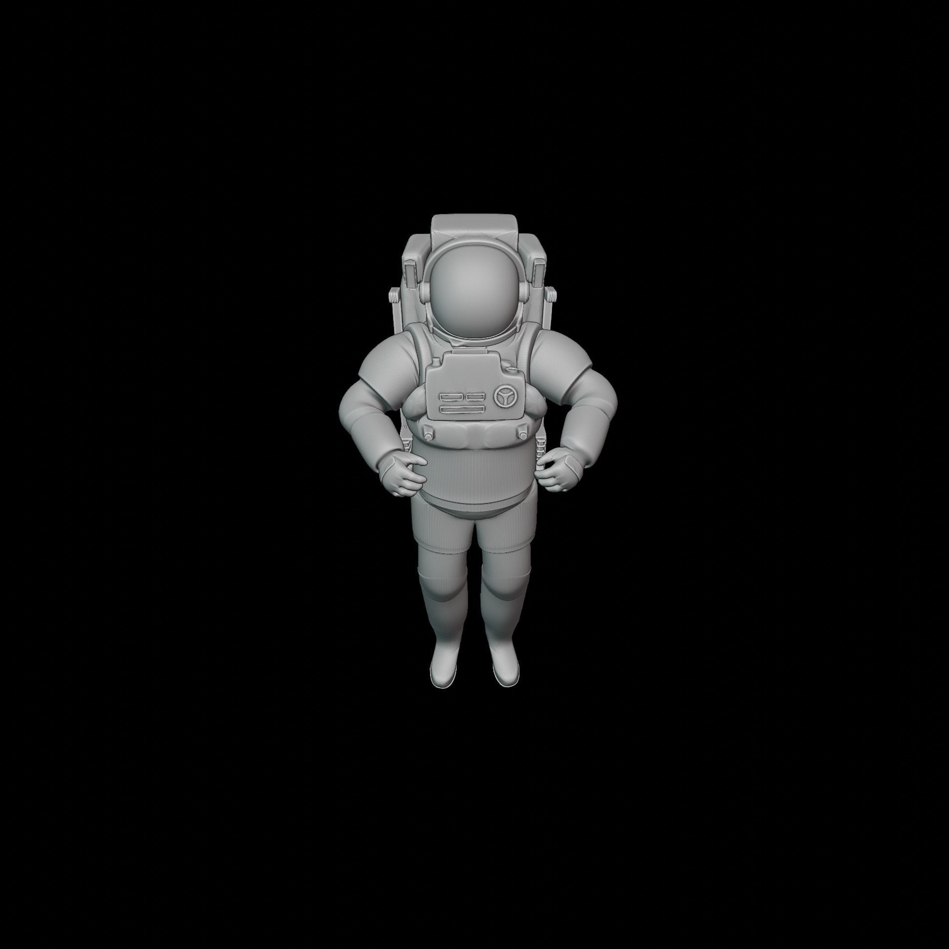 Astronaut space suit 3D print model_18