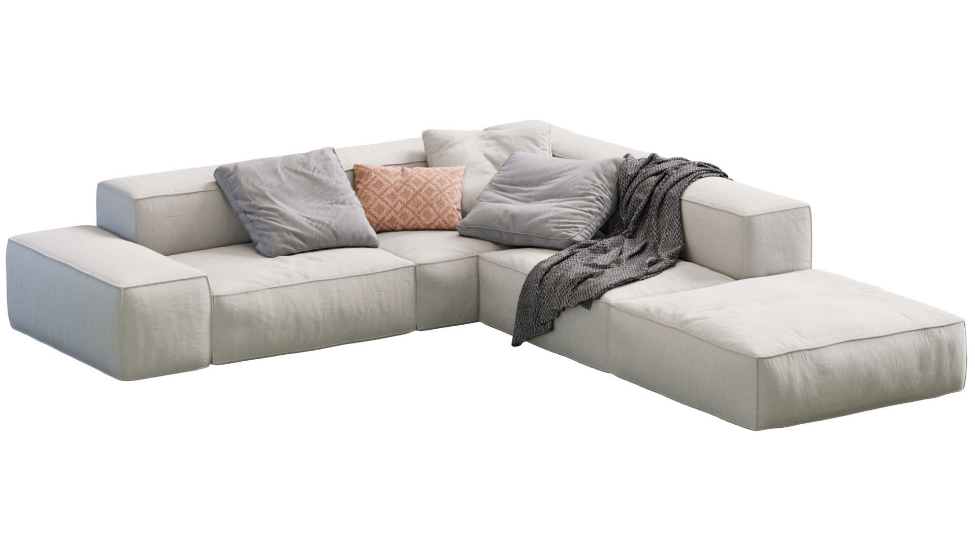 Living Divani NeoWall Sofa 3D model_15