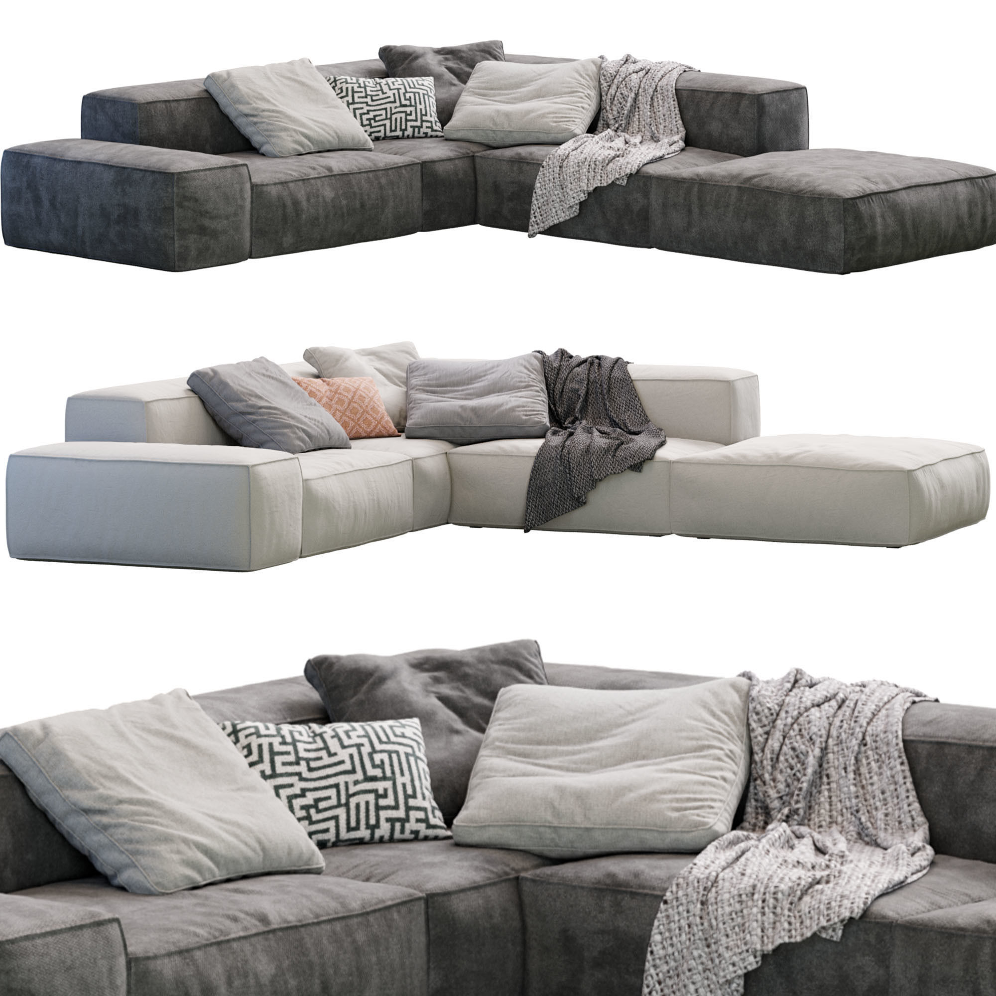 Living Divani NeoWall Sofa 3D model_11