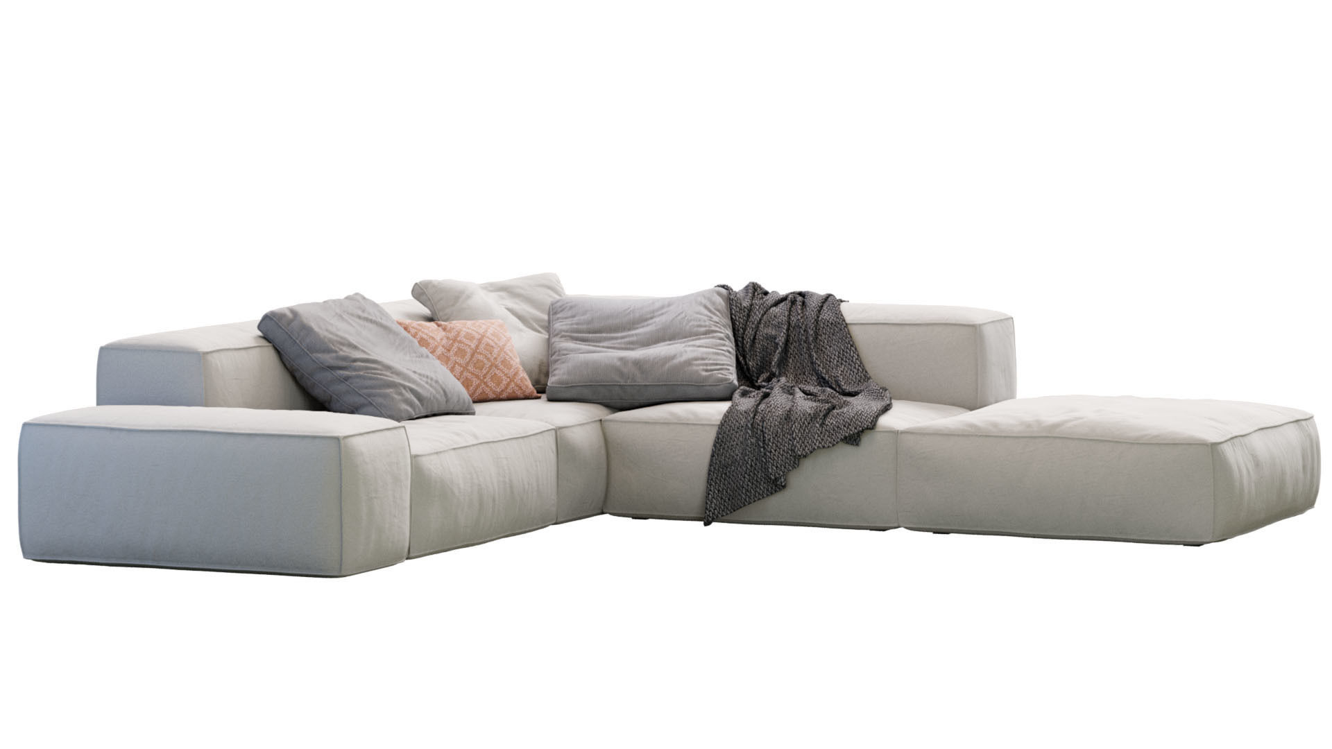 Living Divani NeoWall Sofa 3D model_13