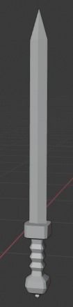 Gladius Sword 3D model_1