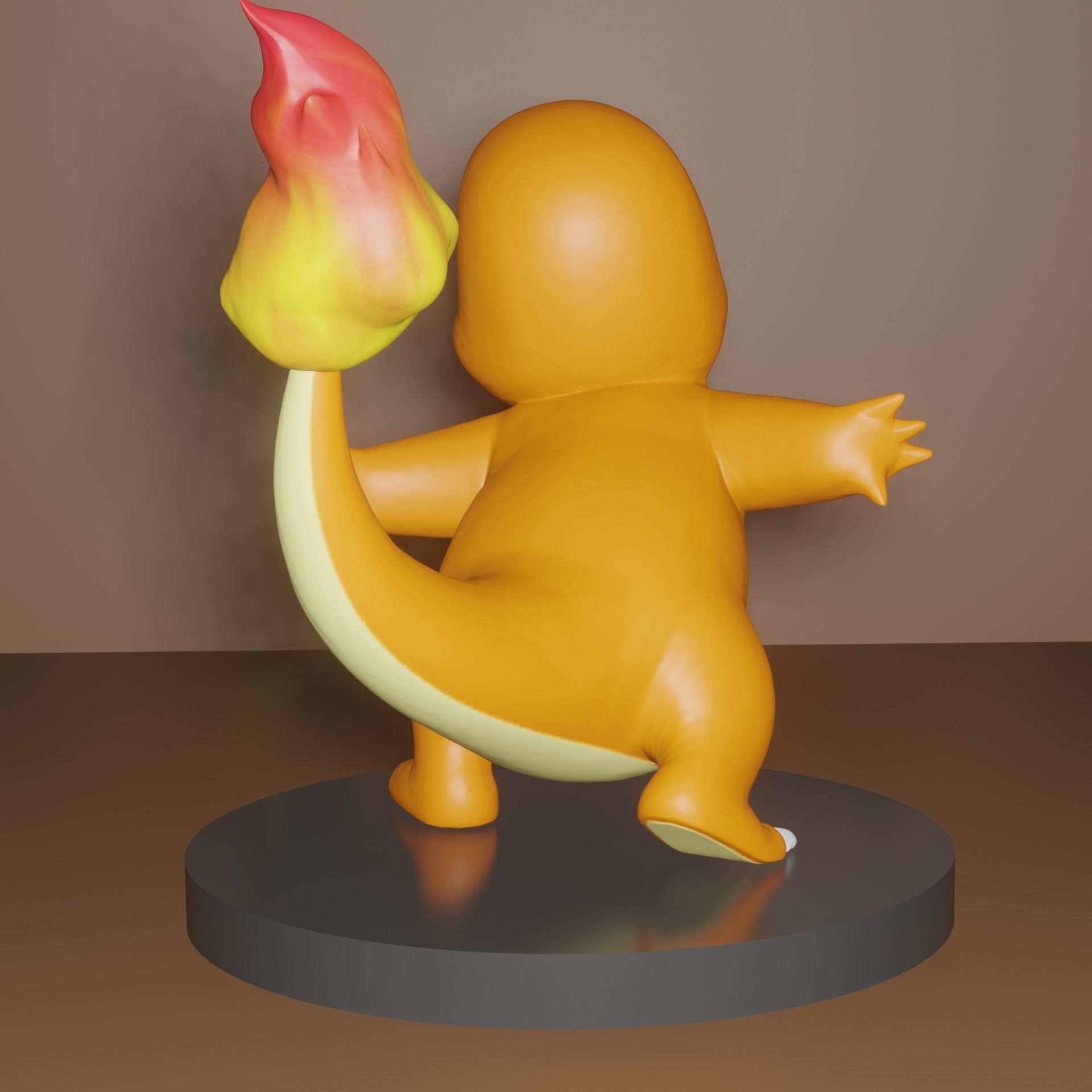 Charmander pokemon figurine 3D print model_6