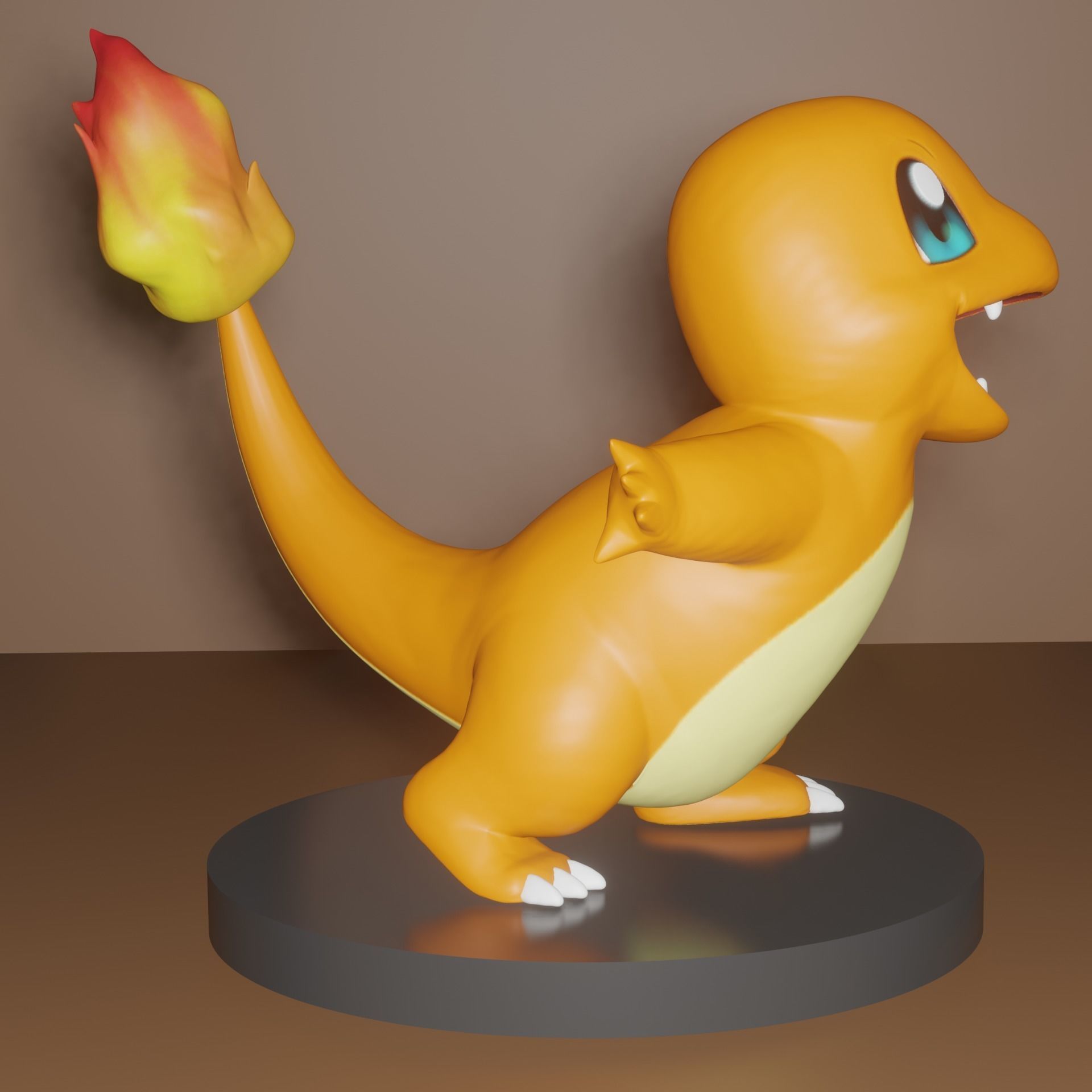 Charmander pokemon figurine 3D print model_5