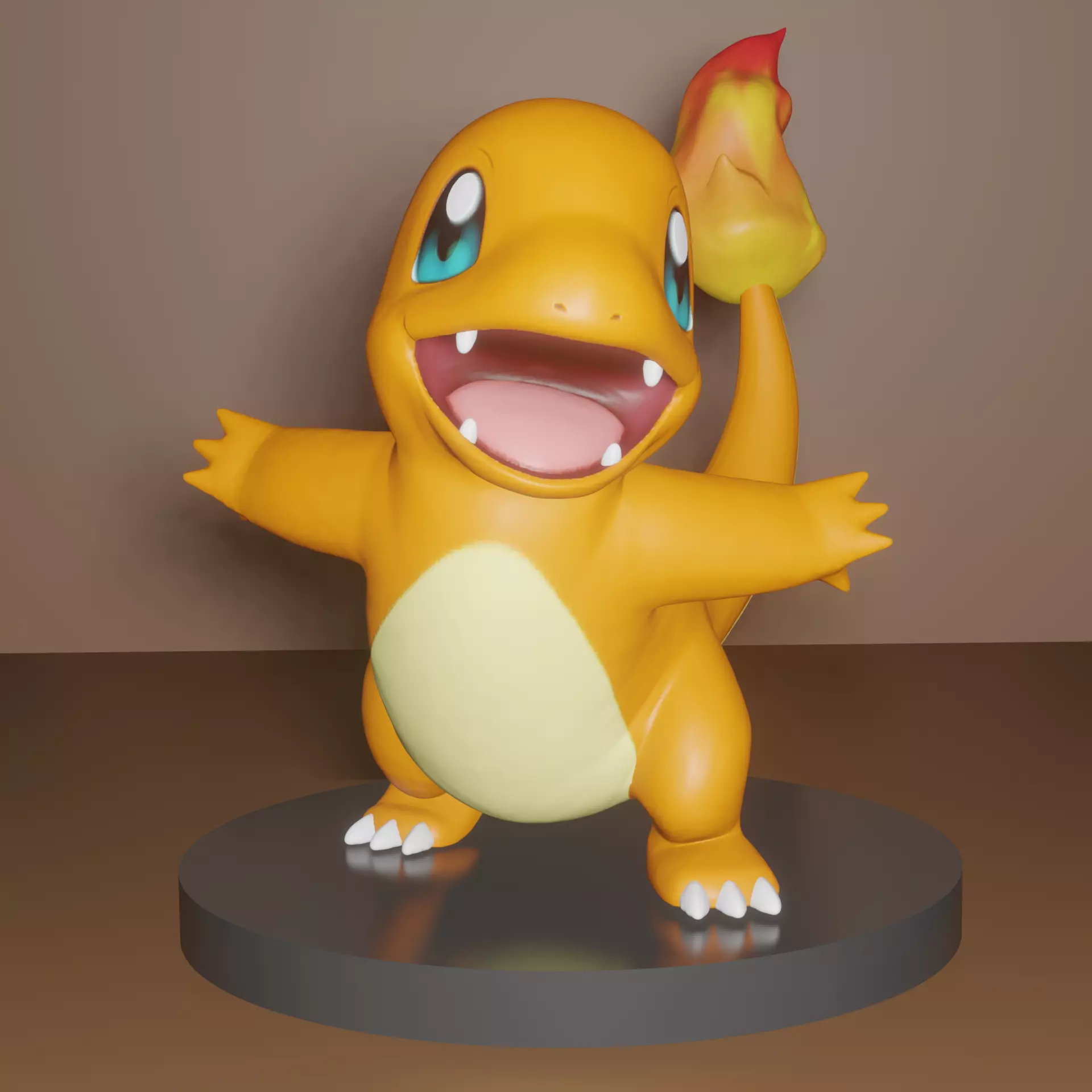 Charmander pokemon figurine 3D print model_0