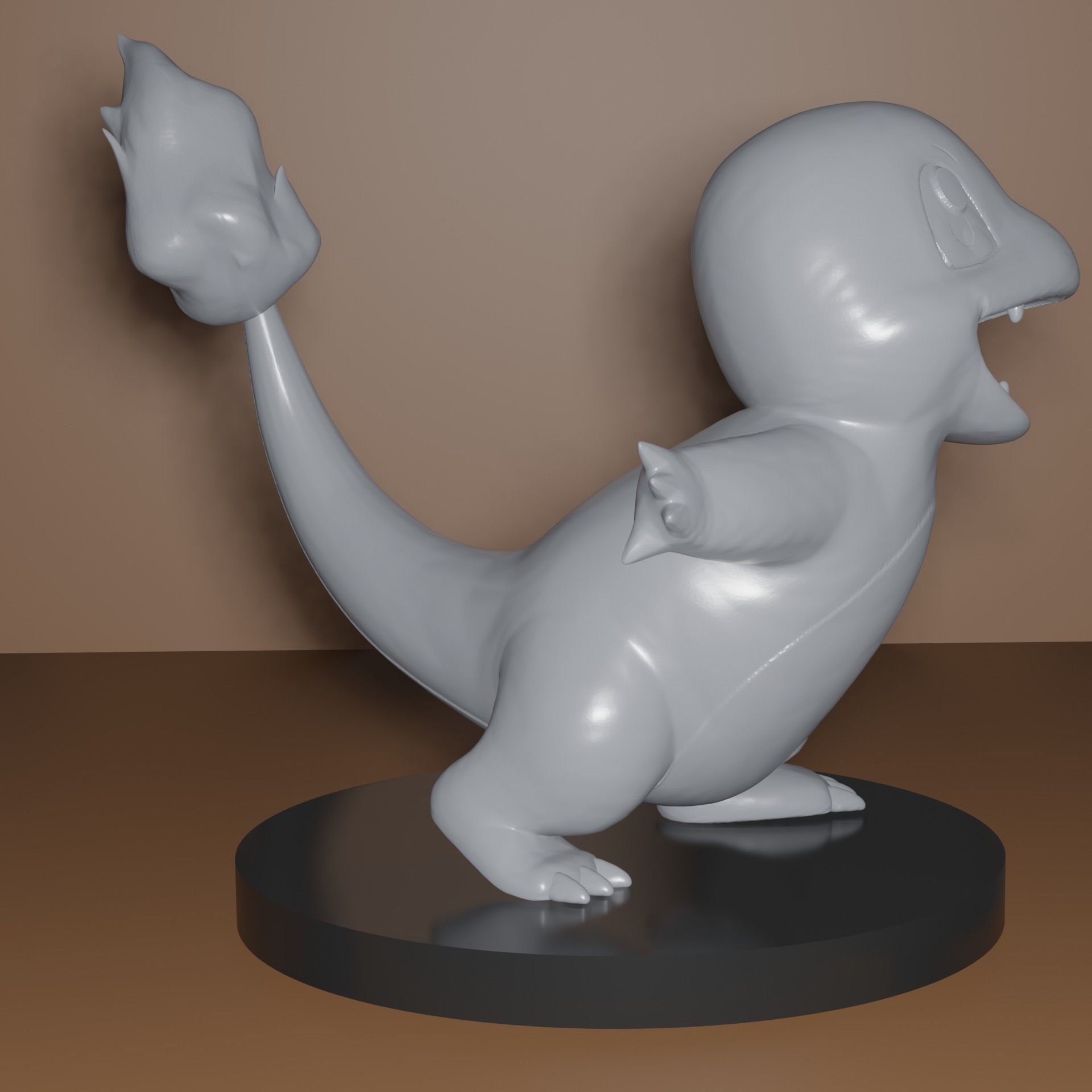 Charmander pokemon figurine 3D print model_2