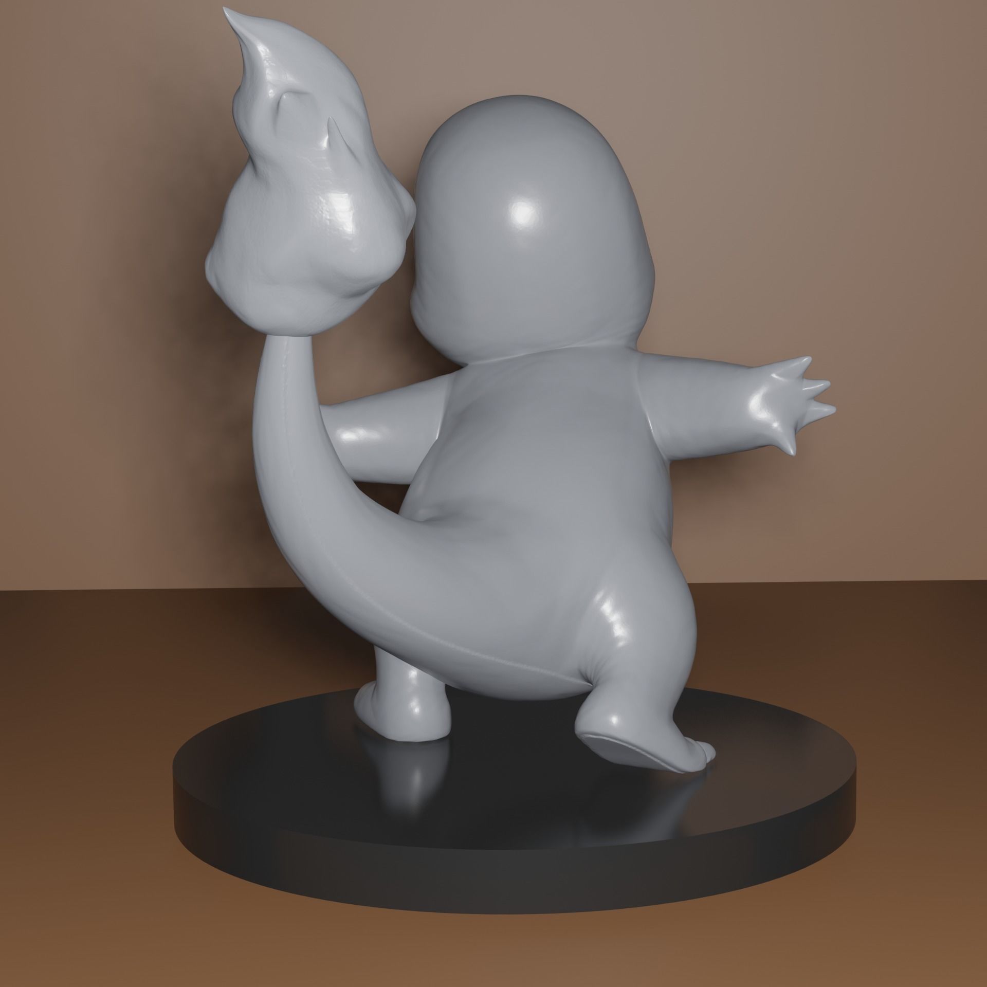 Charmander pokemon figurine 3D print model_3