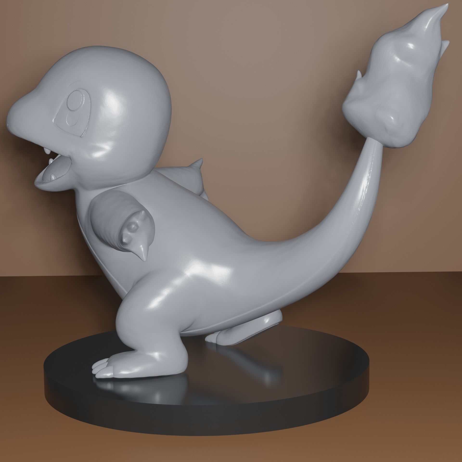 Charmander pokemon figurine 3D print model_4