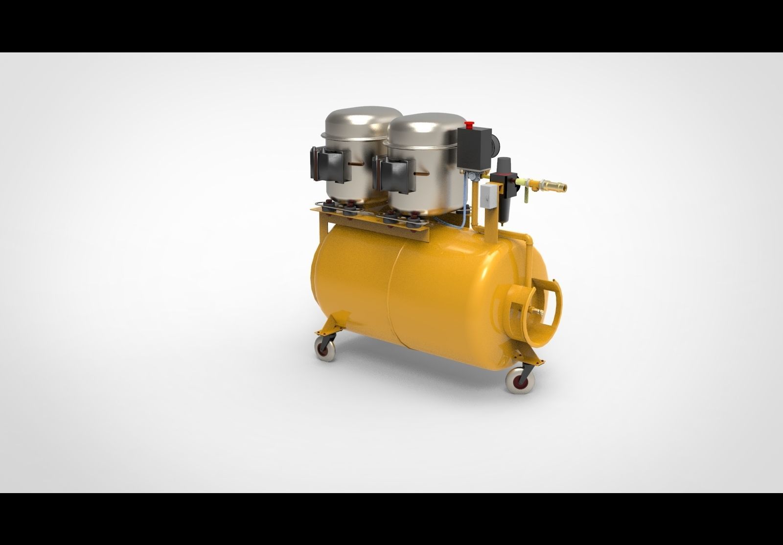Air compressor type A1 3D model_4