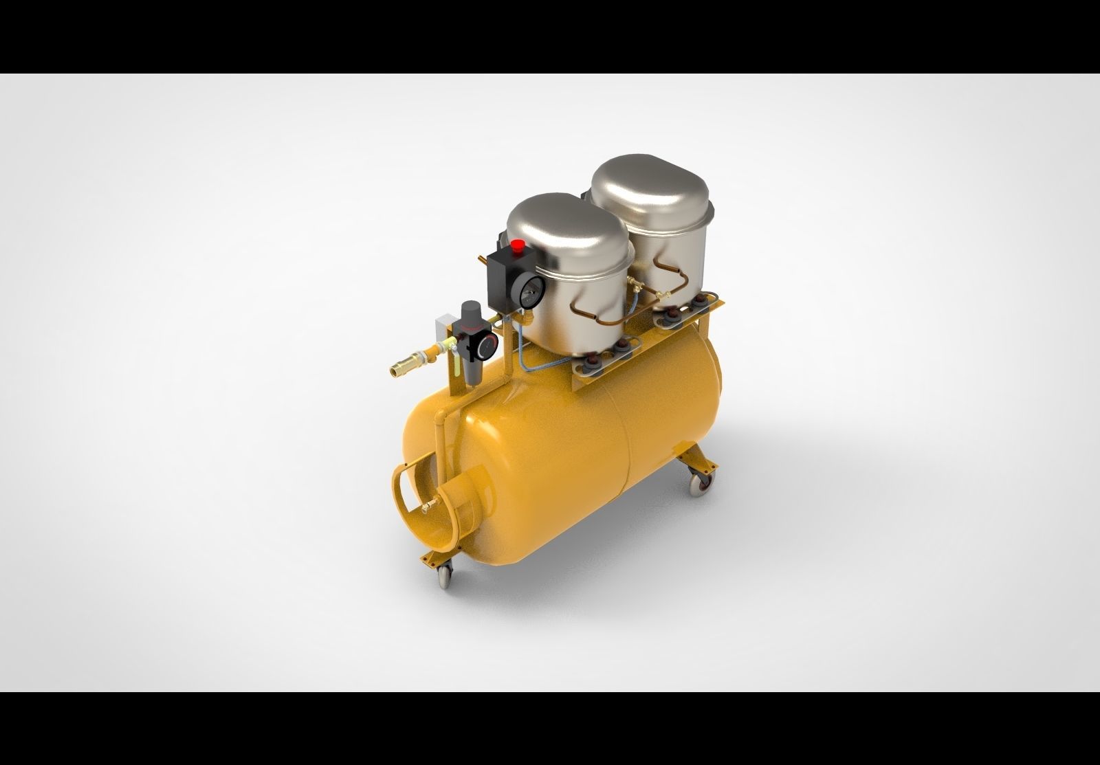 Air compressor type A1 3D model_1