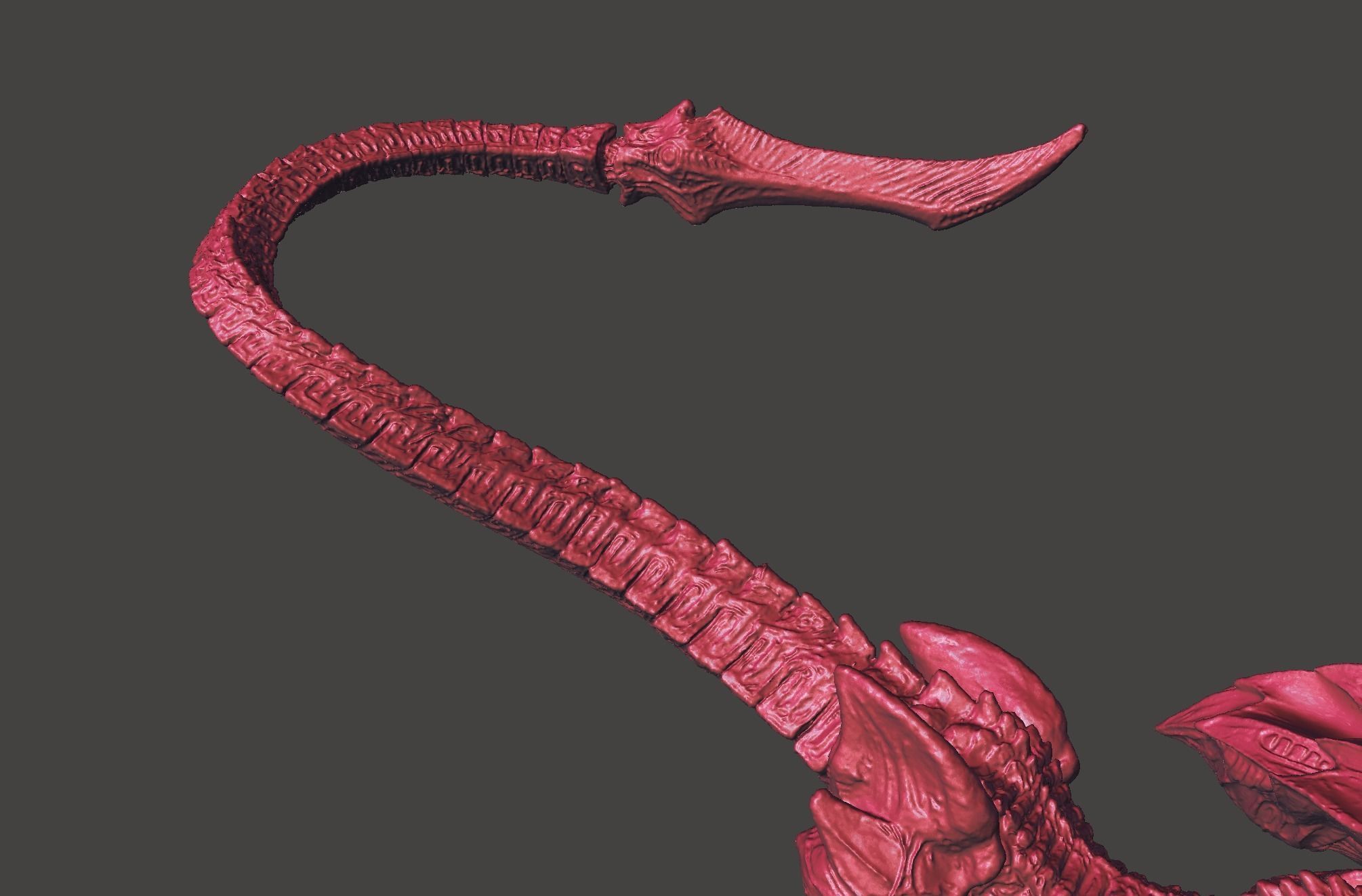 Aliens Fireteam Elite PROWLER XENOMORPH Ultra high detailed STL 3D print model_43