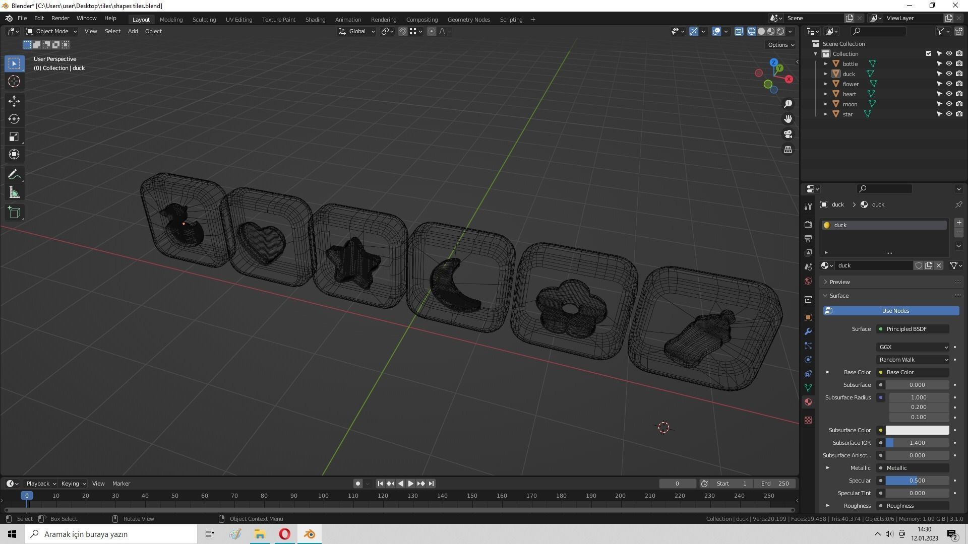  Shape Icons Low-poly 3D model_31