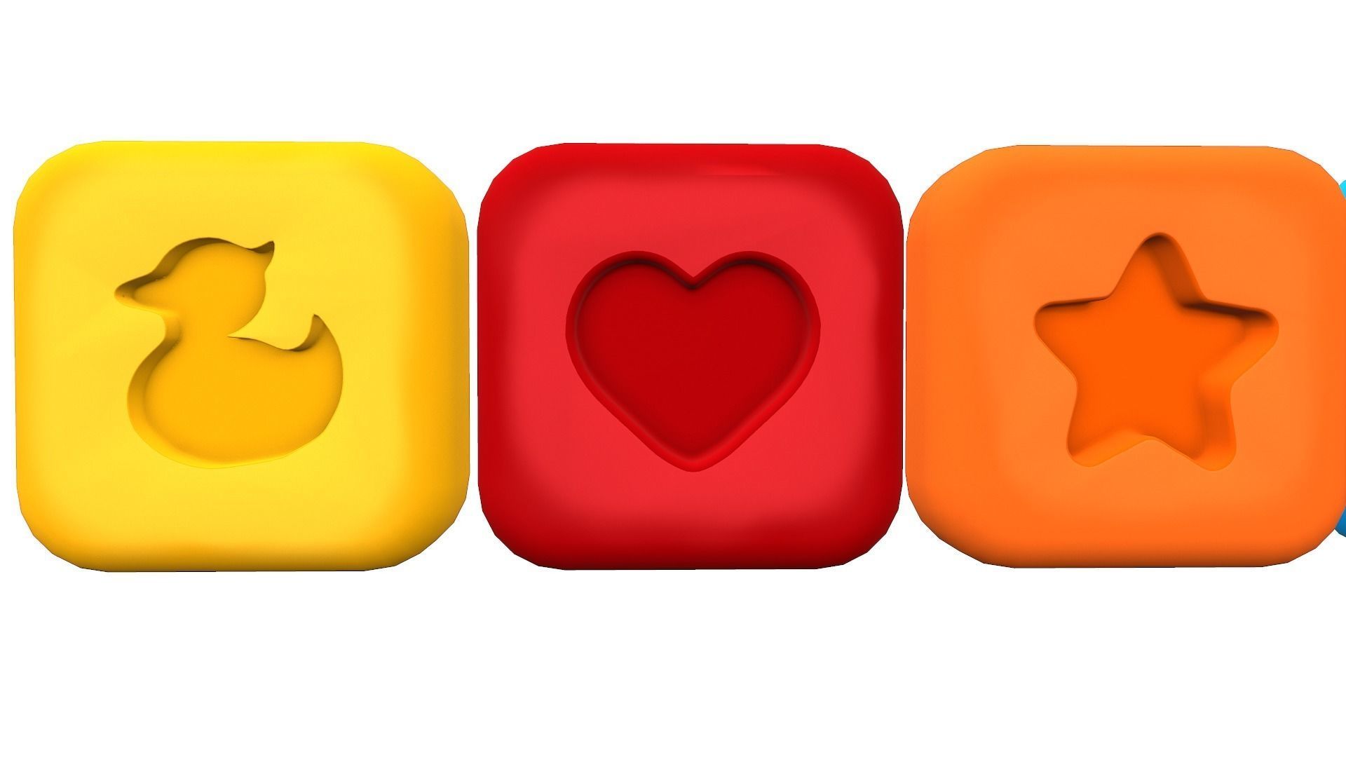  Shape Icons Low-poly 3D model_5