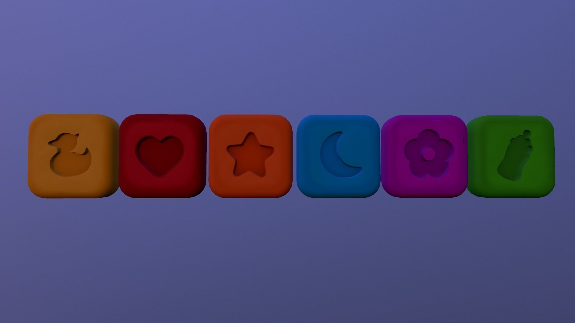  Shape Icons Low-poly 3D model_22