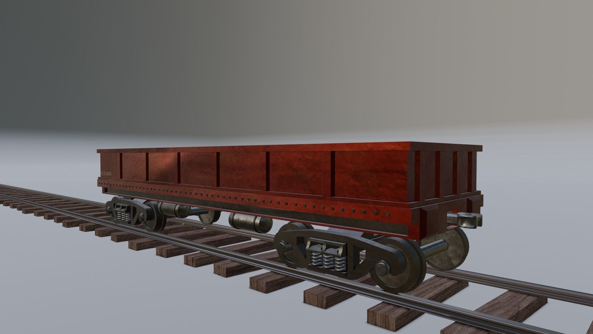 Steam Train 3D model animated rigged | CGTrader