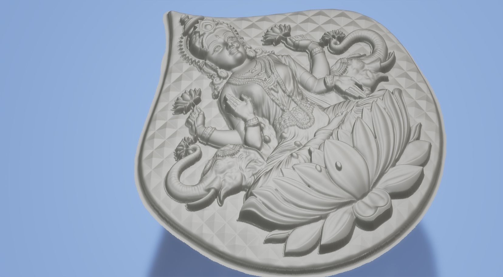 GOD LAKSHIMI DEVI 3D print model_4