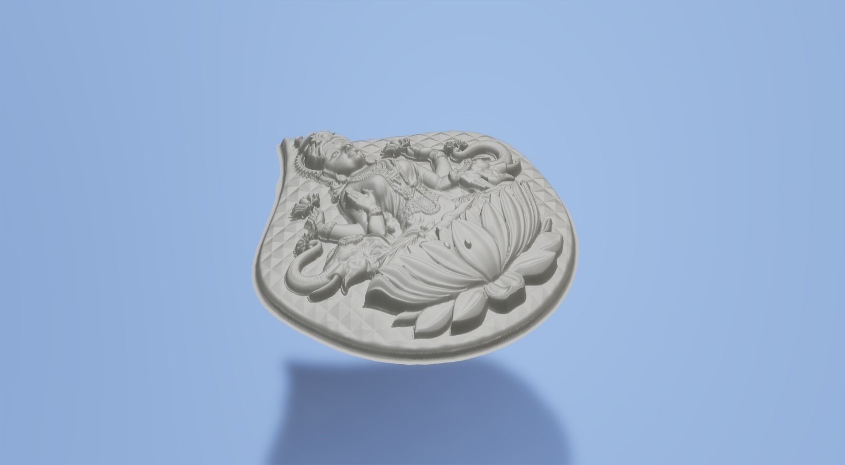 GOD LAKSHIMI DEVI 3D print model_2