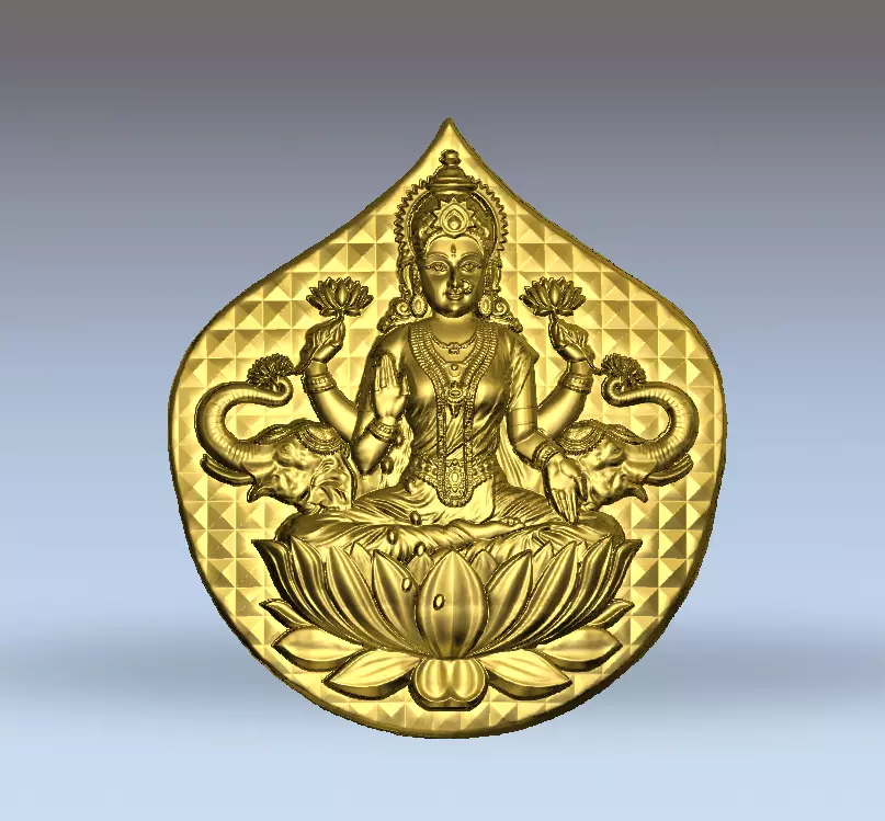 GOD LAKSHIMI DEVI 3D print model_0