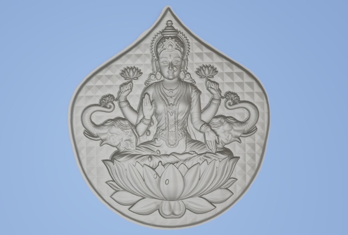 GOD LAKSHIMI DEVI 3D print model_1