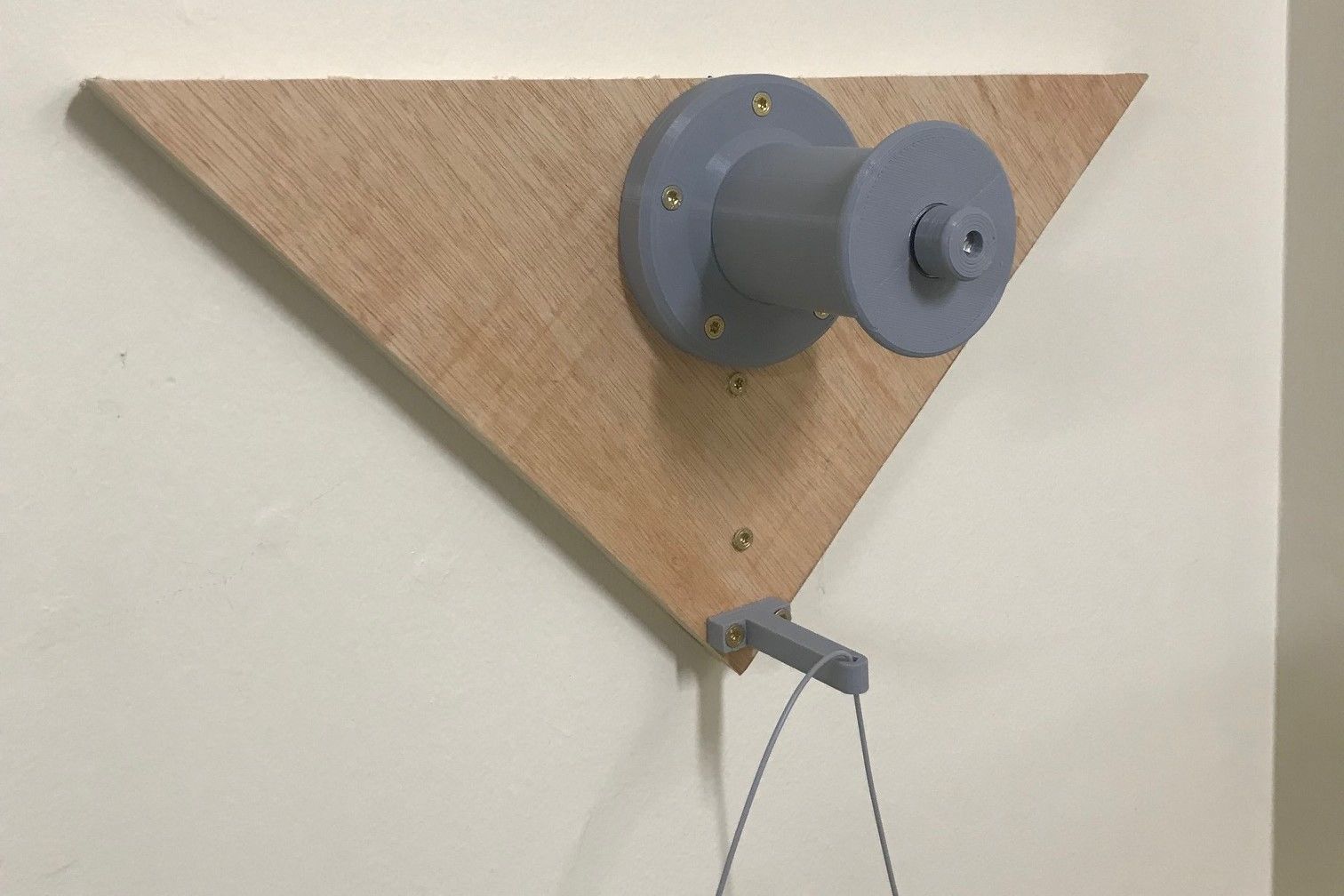 Wall Mounted Filament Spool Holder and Despencer  3D print model_1