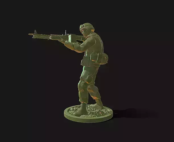 75th Ranger Firing Rifle - US Army 3D print model