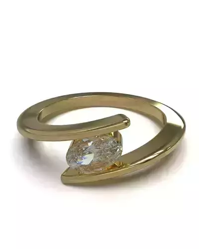 Tension ring 3D print model