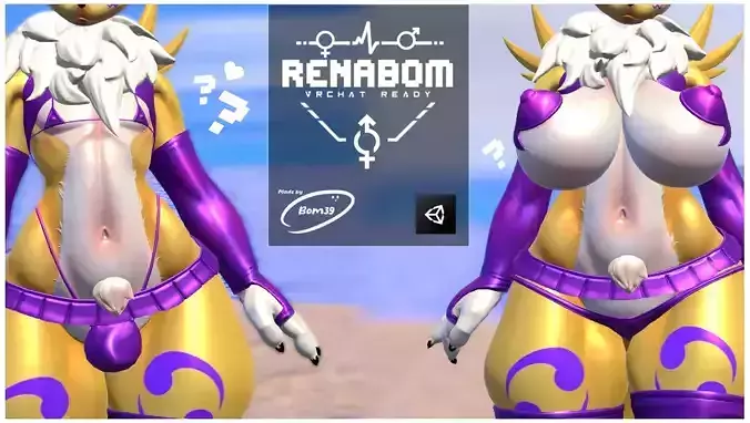 VRChat Avatar - Renabom 3D model