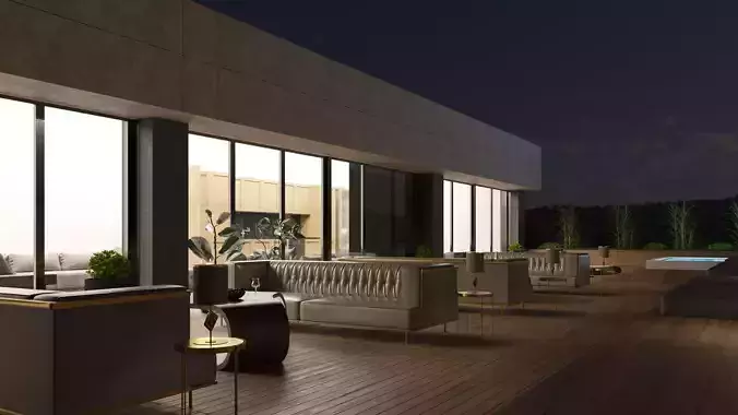 Garden Design with Line Model Pergola