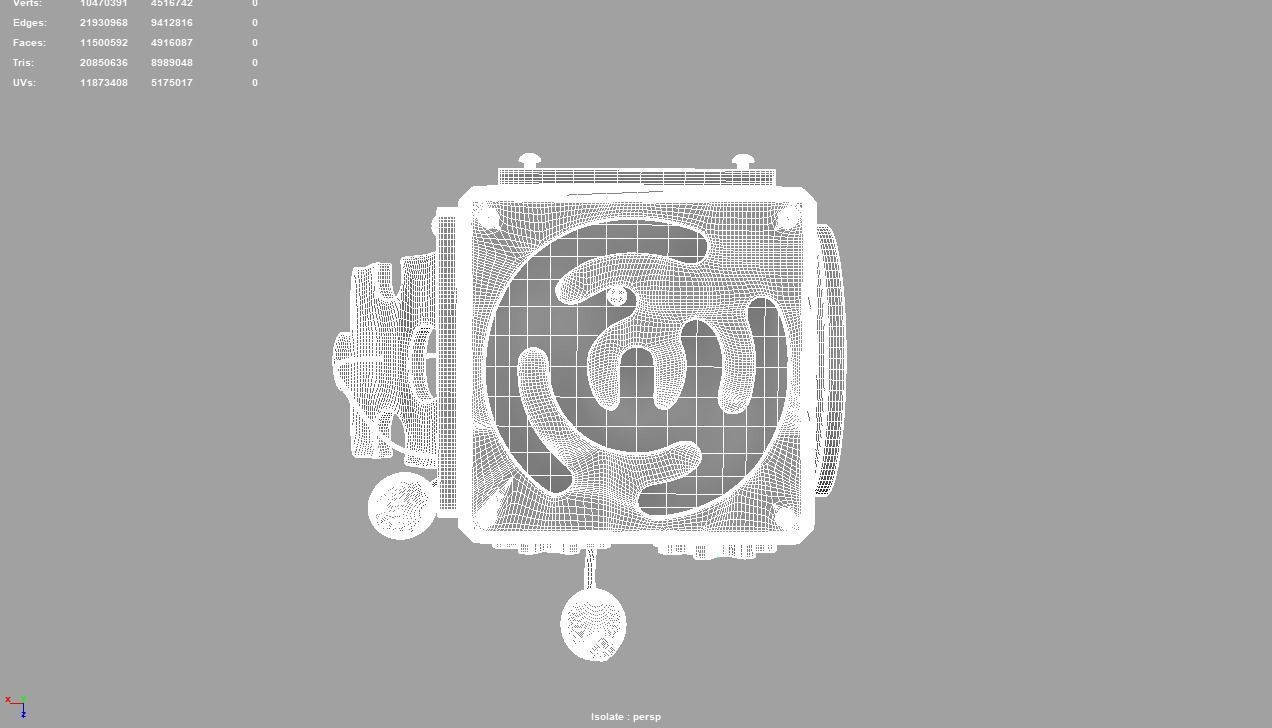 Busy cube toy 3D model_11