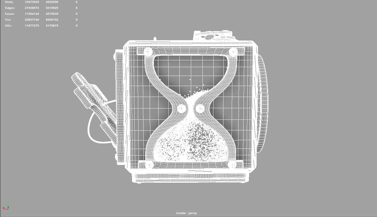 Busy cube toy 3D model_10
