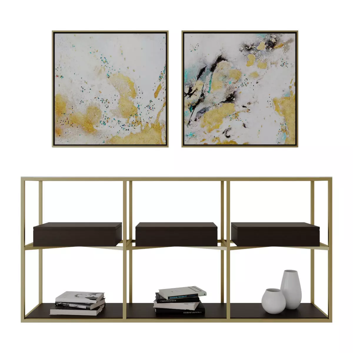 Curata Console Table 3D model