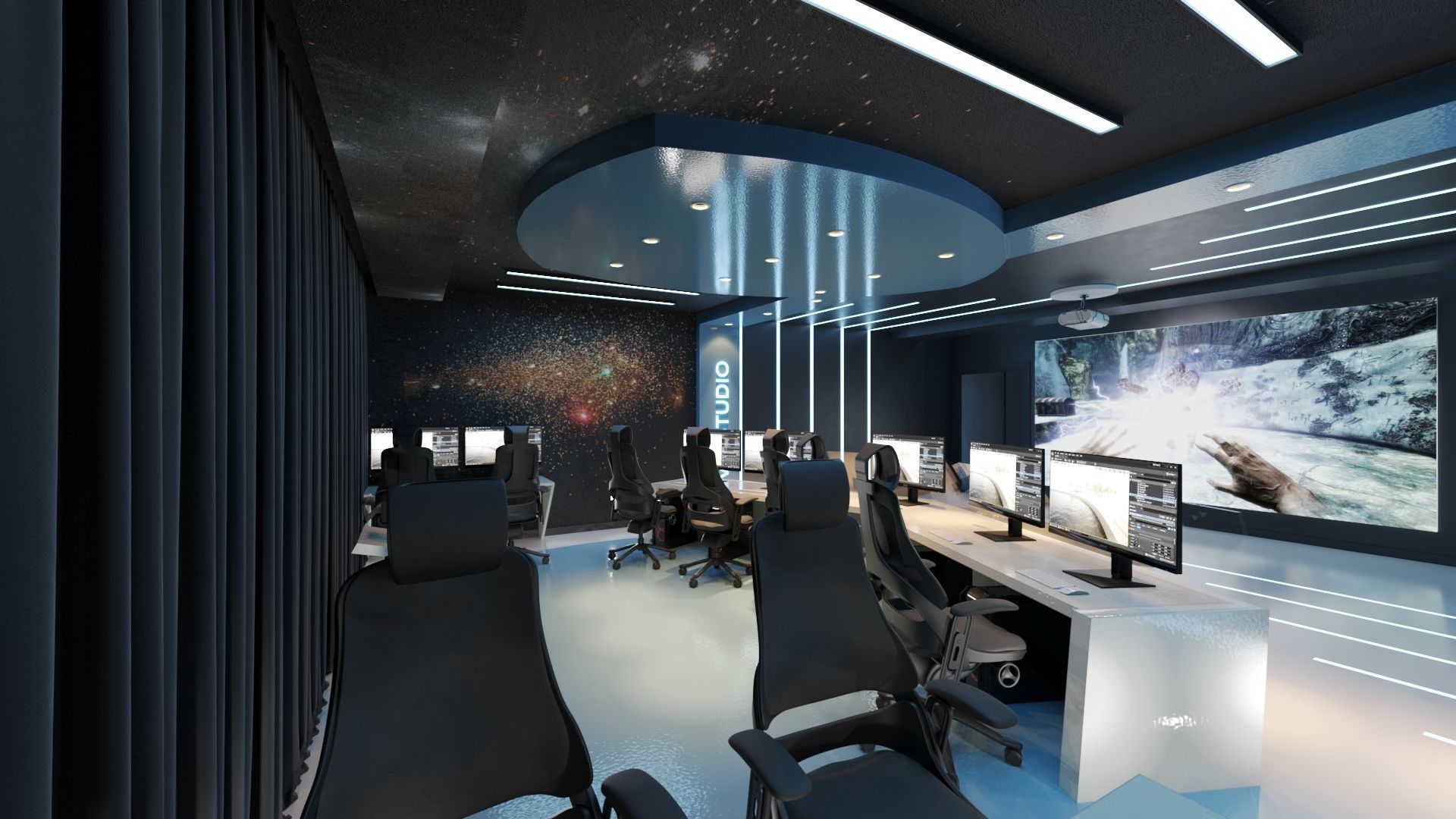 VR STUDIO 3D model_2