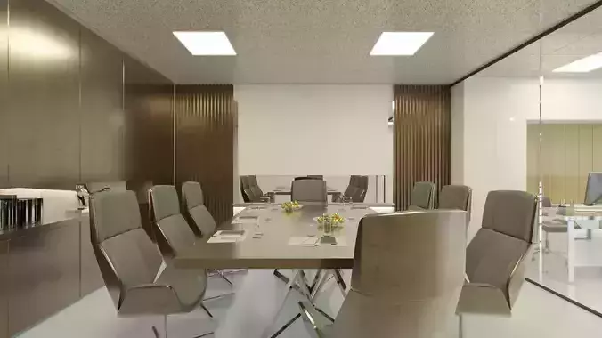 Office Design Free 3D model