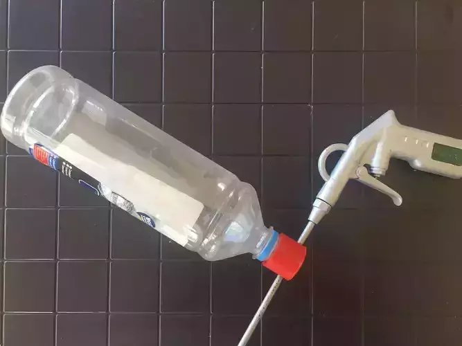 Sand Blaster Adapter for Bottle