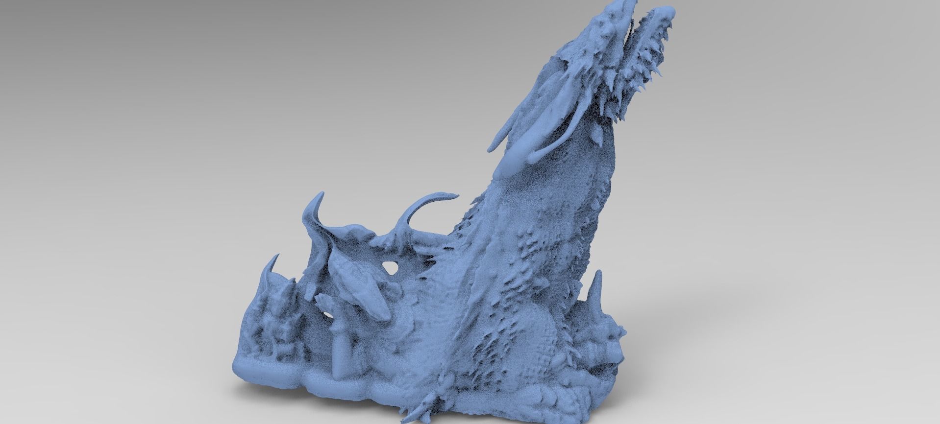 Dragon Stone Ruin Rock 3 3D model_1