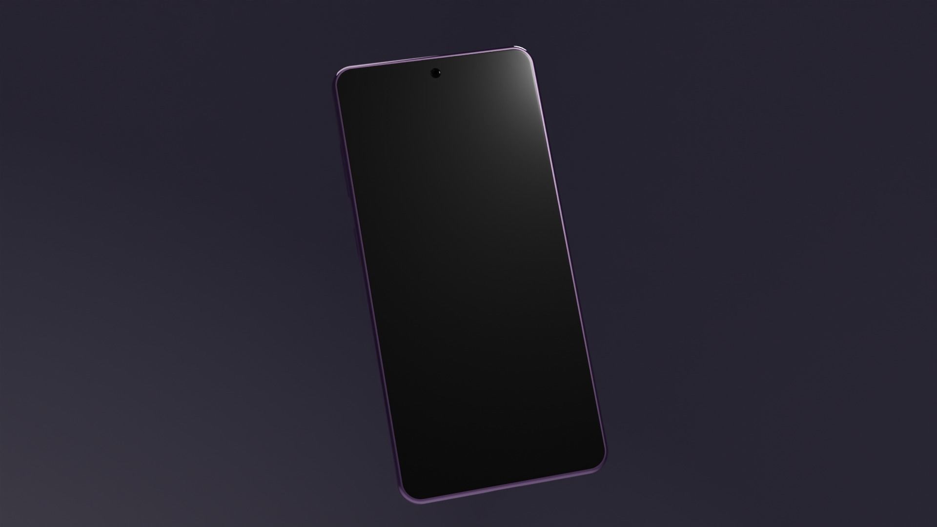 Samsung Galaxy S21 Purple Fanrom Low-poly 3D model_2