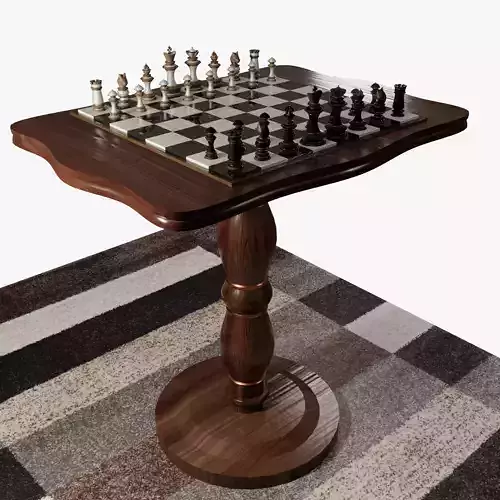 Chess Set Table