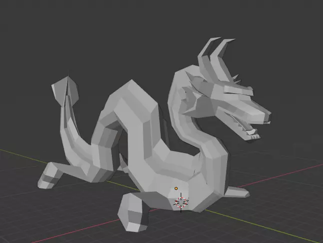 Dragon Statue 3D print model_0