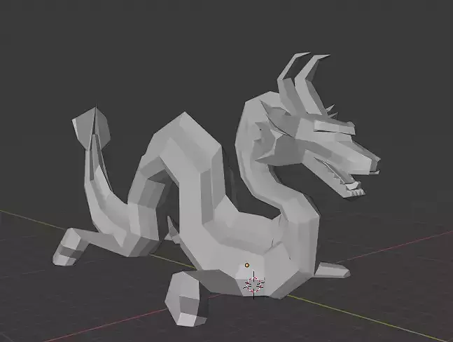 Dragon Statue 3D print model