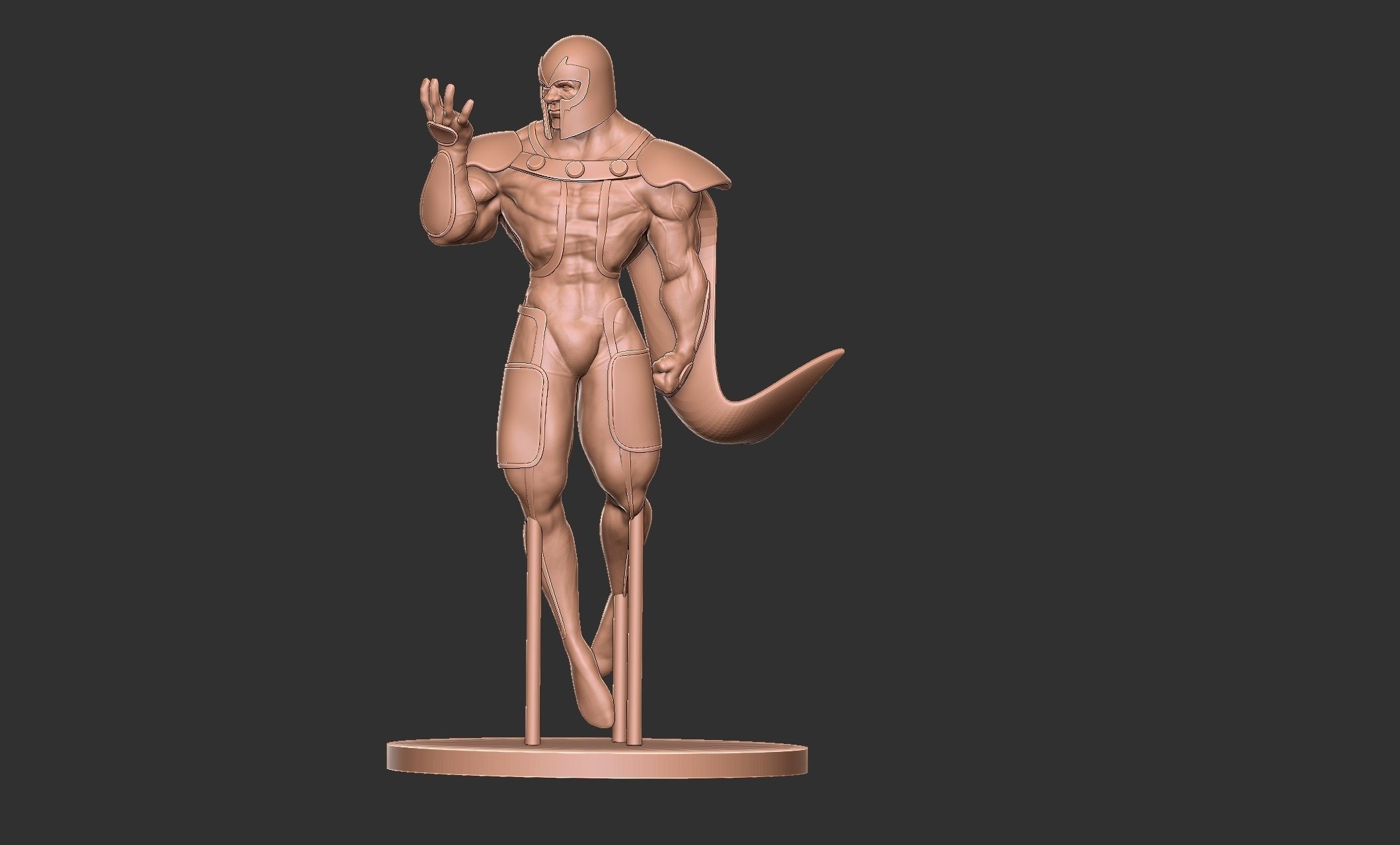 Magneto Printable concept in STL obj and FBX formats 3D print model_11