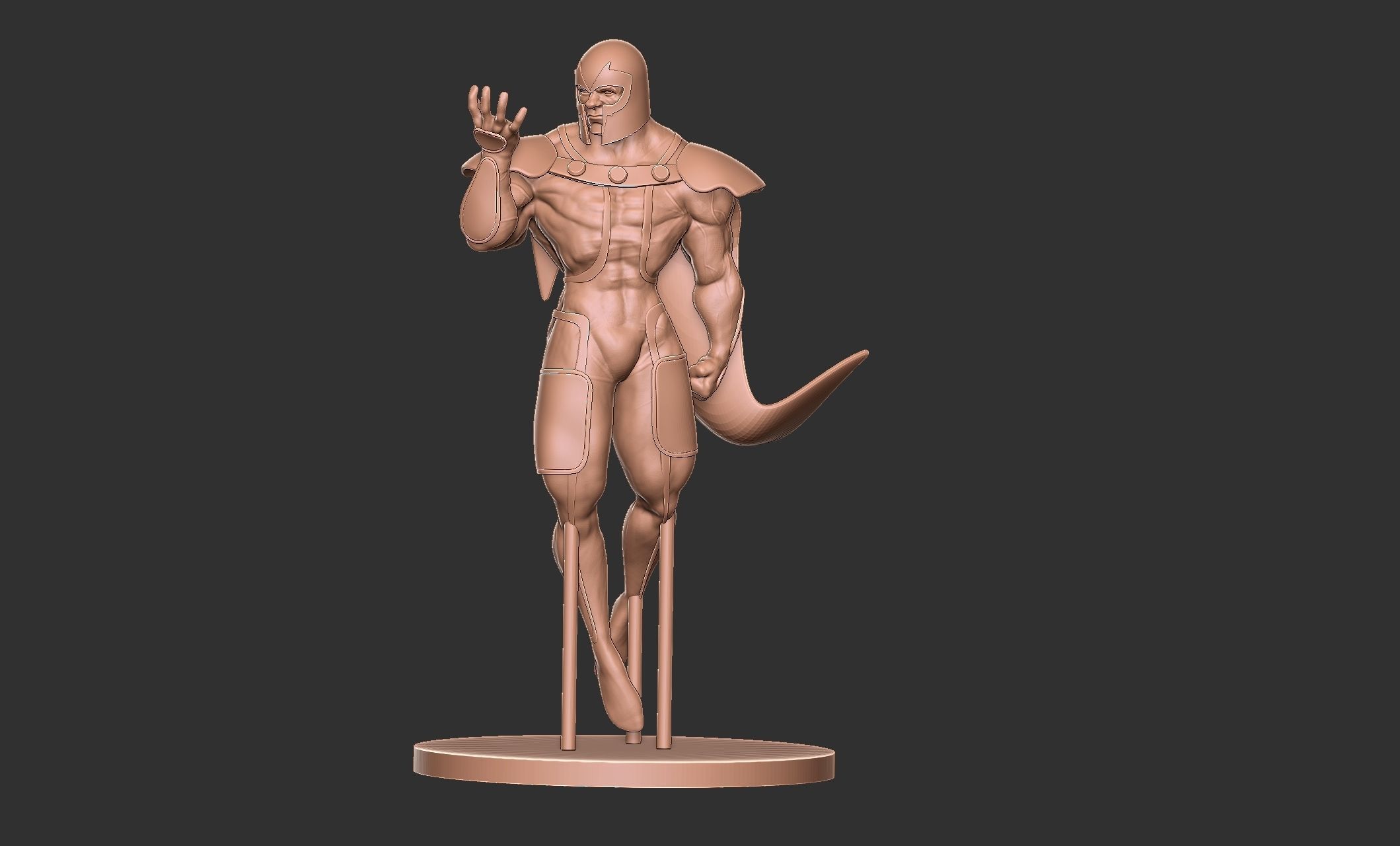 Magneto Printable concept in STL obj and FBX formats 3D print model_12