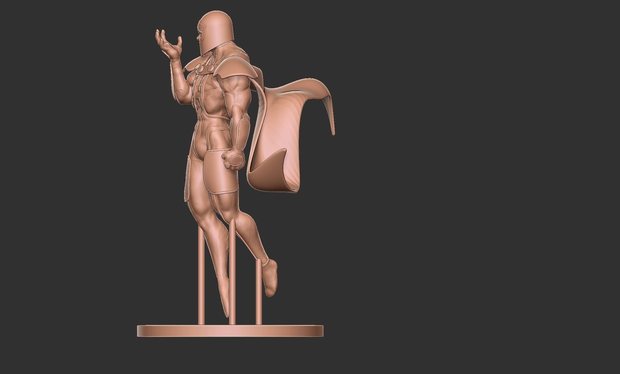 Magneto Printable concept in STL obj and FBX formats 3D print model_9