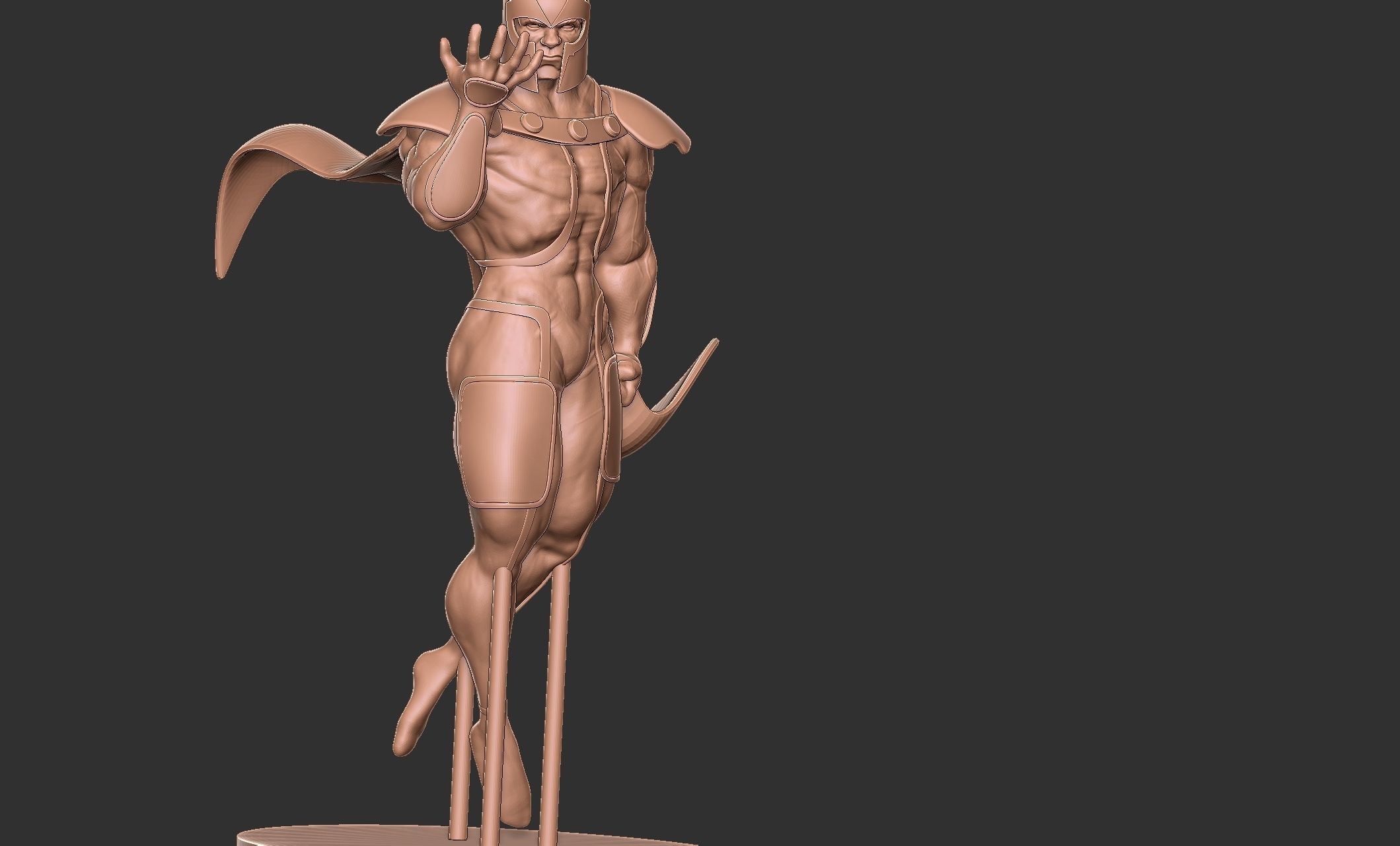 Magneto Printable concept in STL obj and FBX formats 3D print model_23