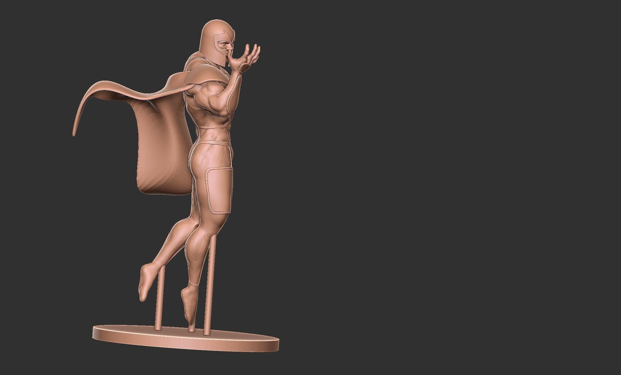 Magneto Printable concept in STL obj and FBX formats 3D print model_31