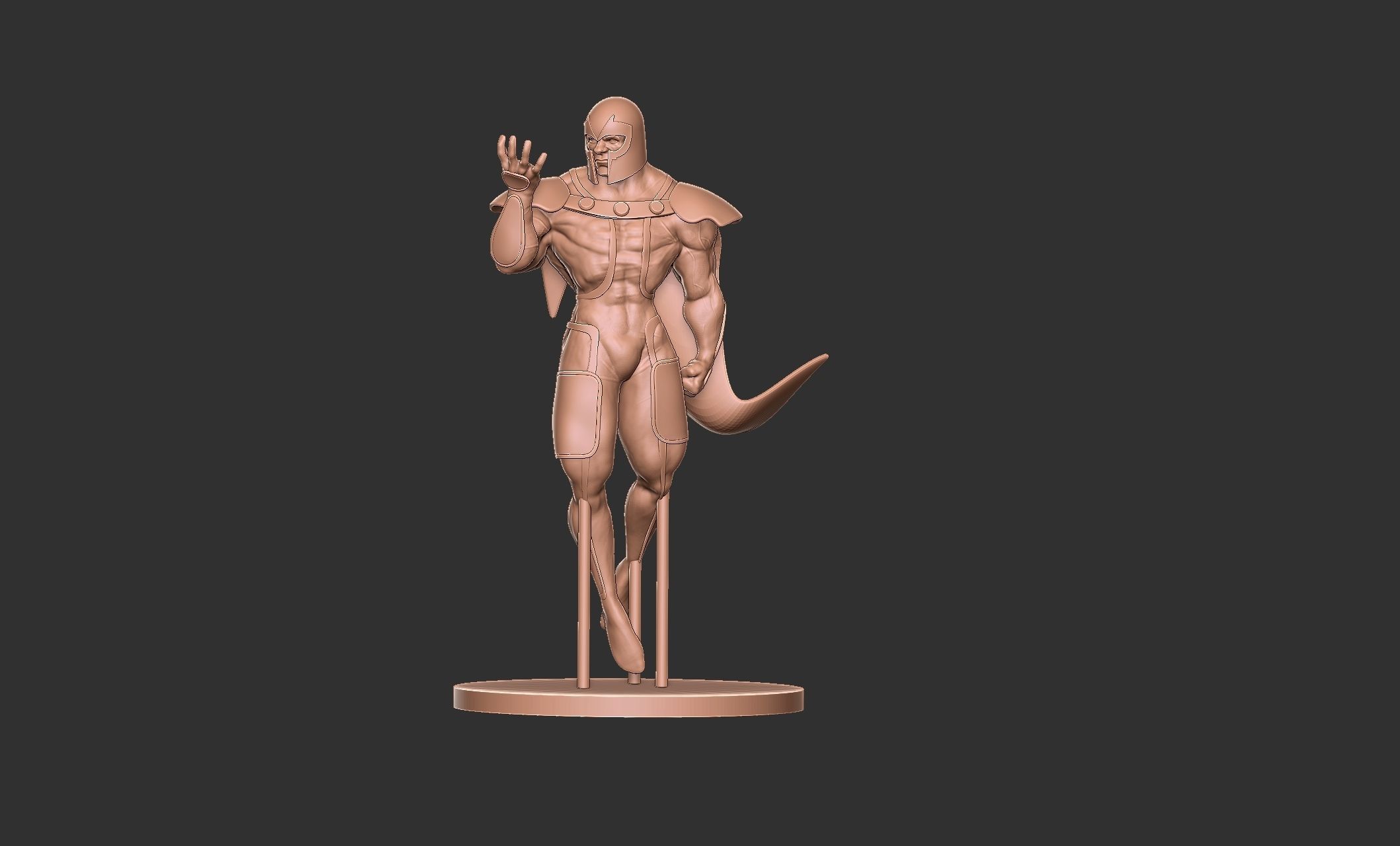 Magneto Printable concept in STL obj and FBX formats 3D print model_22
