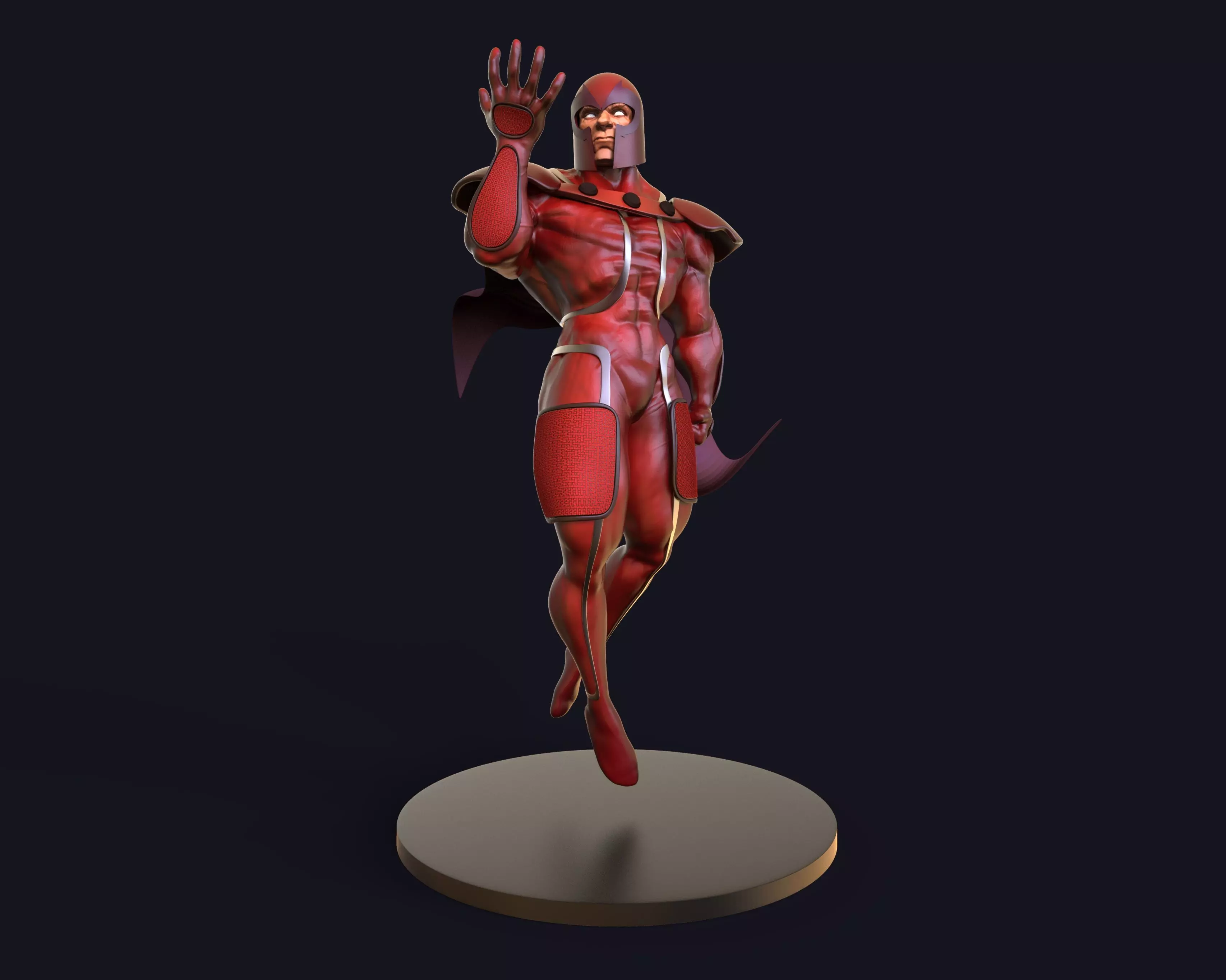 Magneto Printable concept in STL obj and FBX formats 3D print model_0