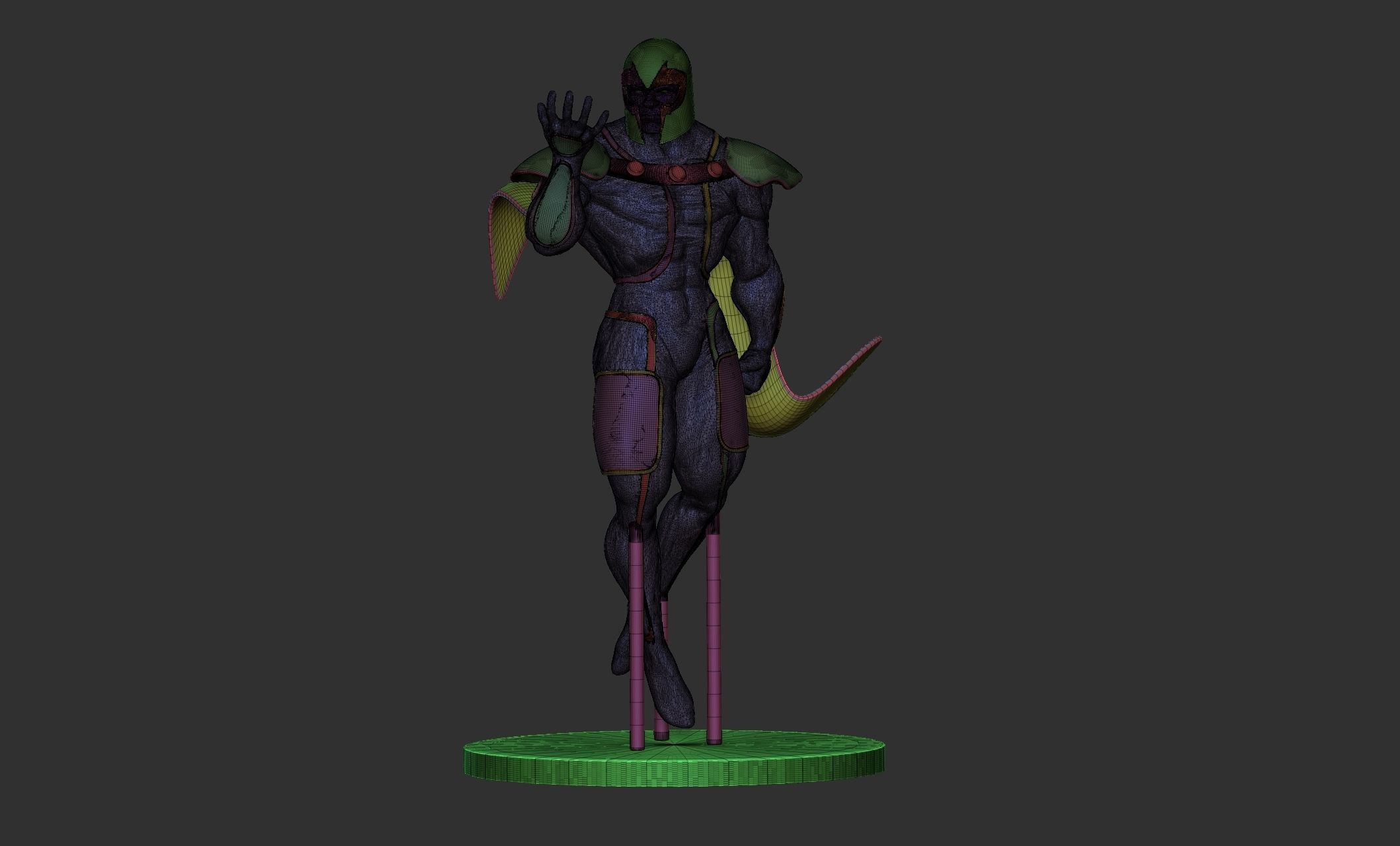 Magneto Printable concept in STL obj and FBX formats 3D print model_5