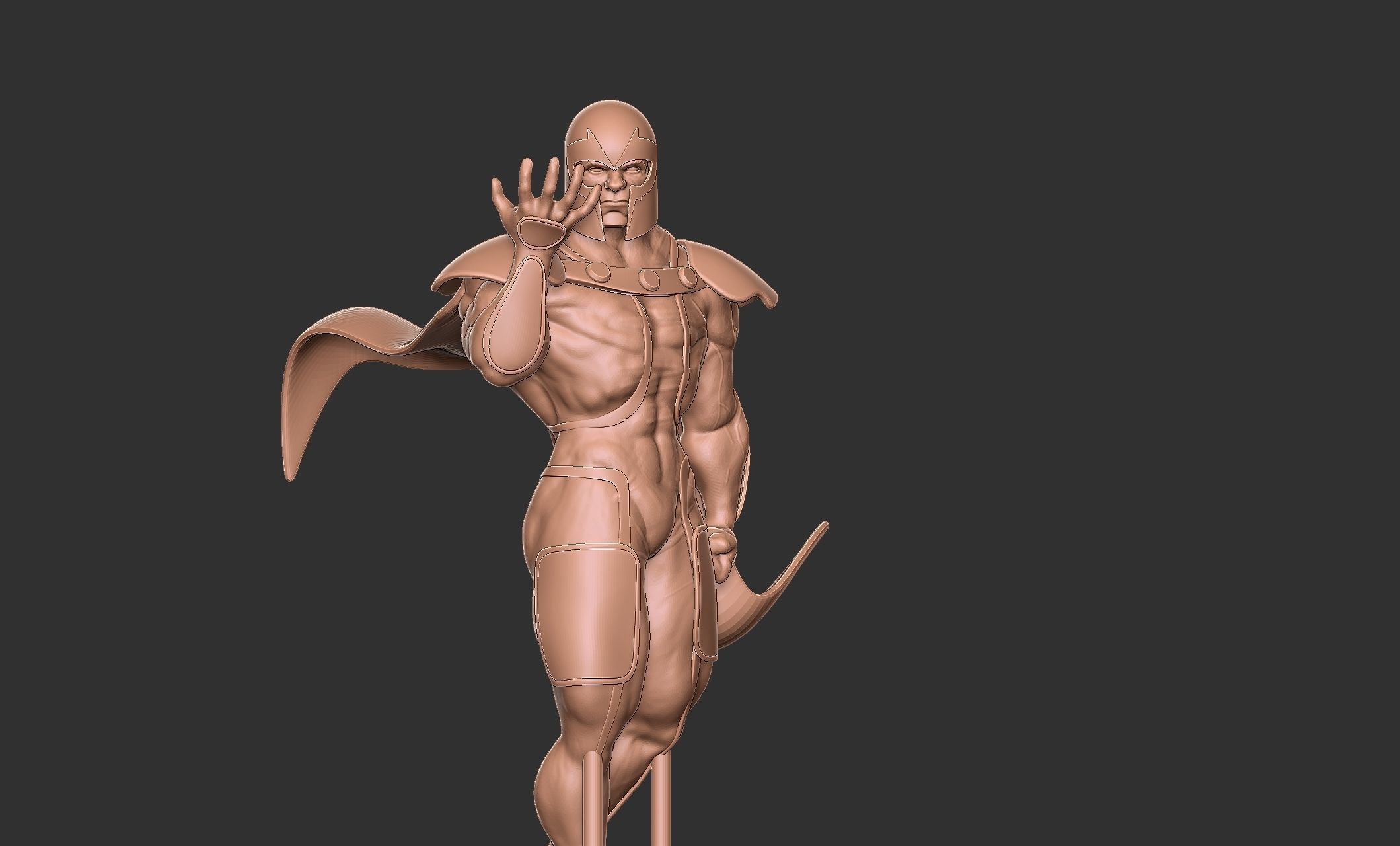 Magneto Printable concept in STL obj and FBX formats 3D print model_28