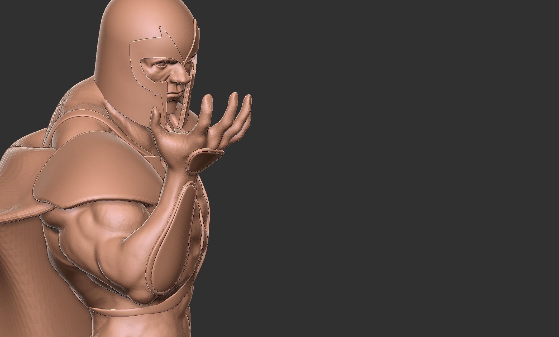 Magneto Printable concept in STL obj and FBX formats 3D print model_25