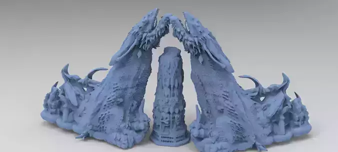 Dragon Stone Ruin Rock Arch 1 